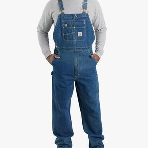 NWT Carhartt Men's Relaxed Blue Denim Overalls